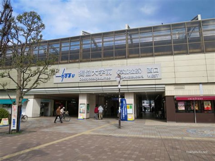 獨協大学前駅・草加駅・松原団地駅の位置関係イメージ